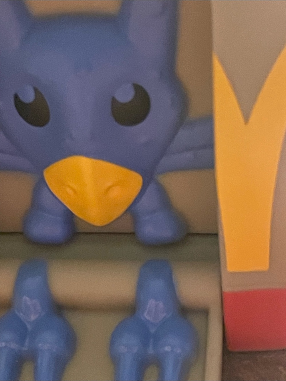 Blue & Yellow Bird Perch Toy for Pet Birds McDonald’s Toy